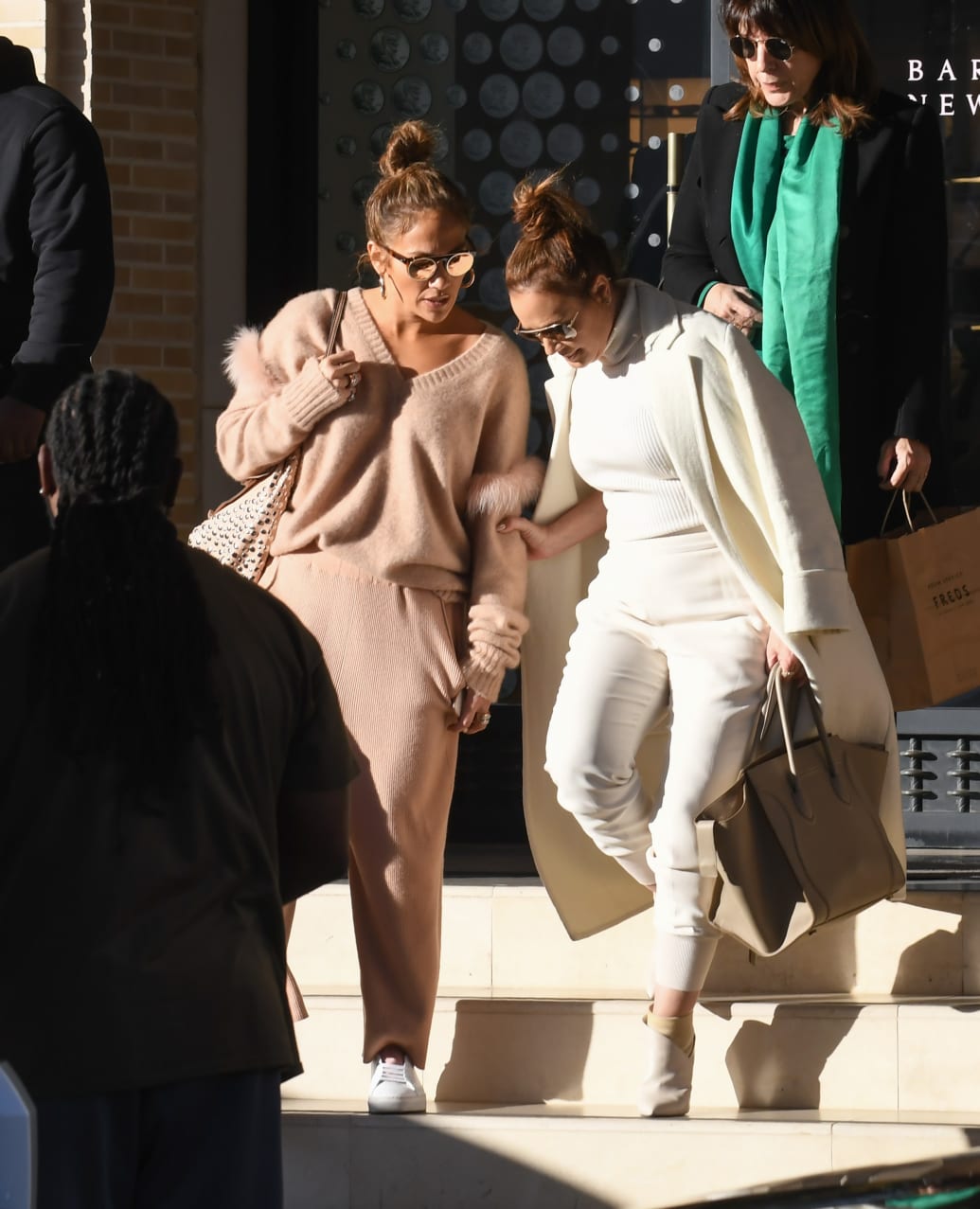 Jennifer Lopez and Leah Remini out and about together in 2018.