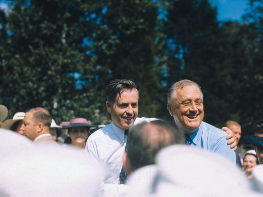 Henry Wallace and Franklin Delano Roosevelt