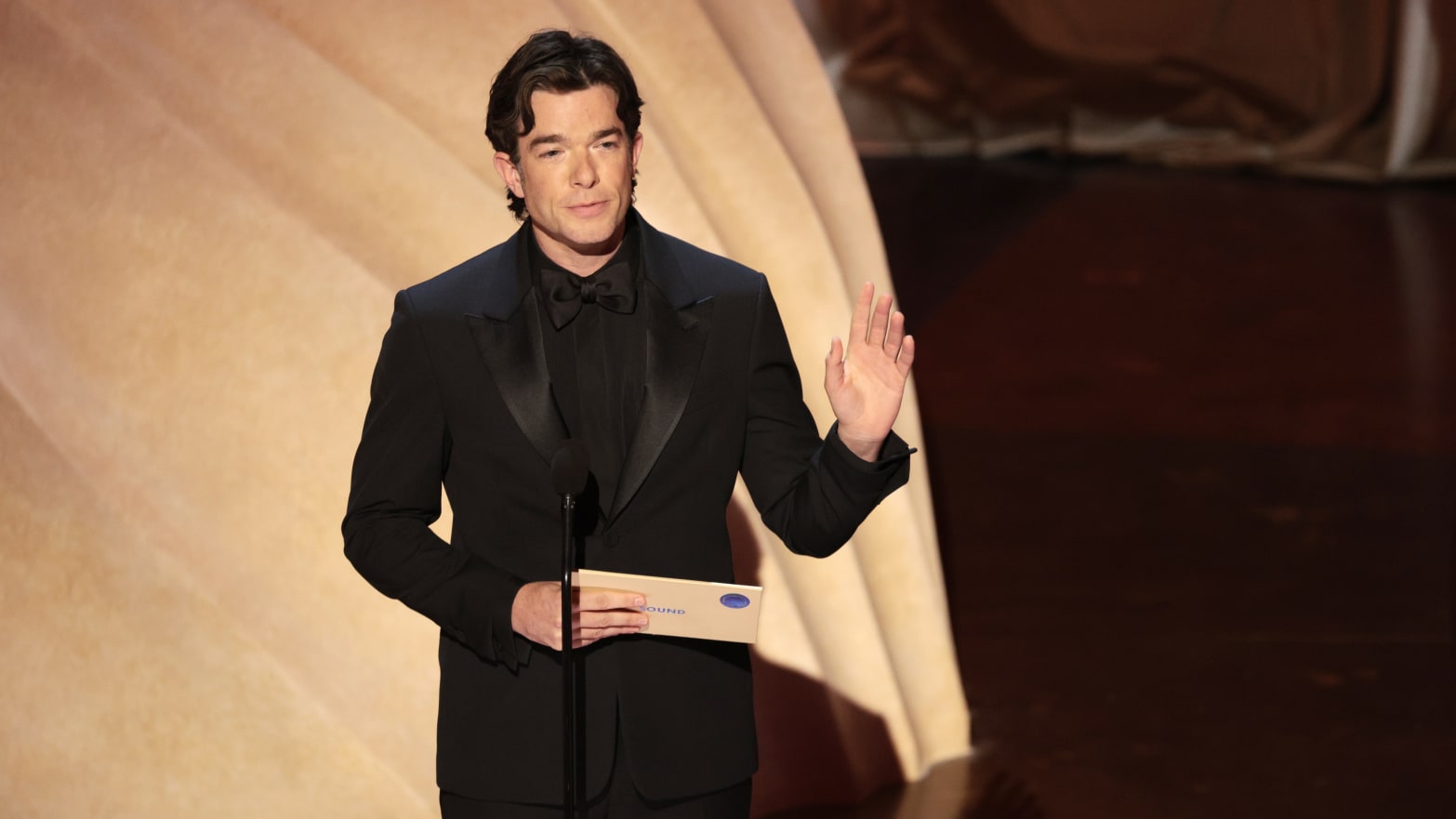 John Mulaney during the live telecast of the 96th Annual Academy Awards at the Dolby Theatre in Hollywood.