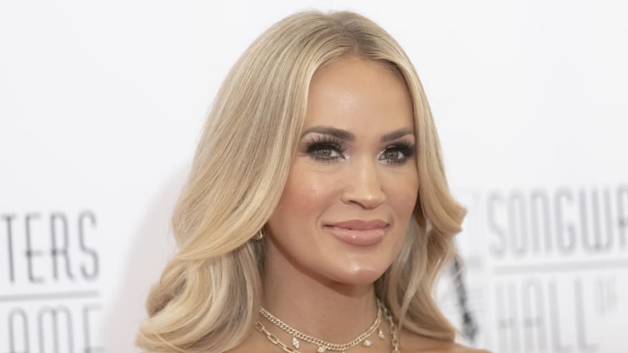 Carrie Underwood on the red carpet in 2024. 