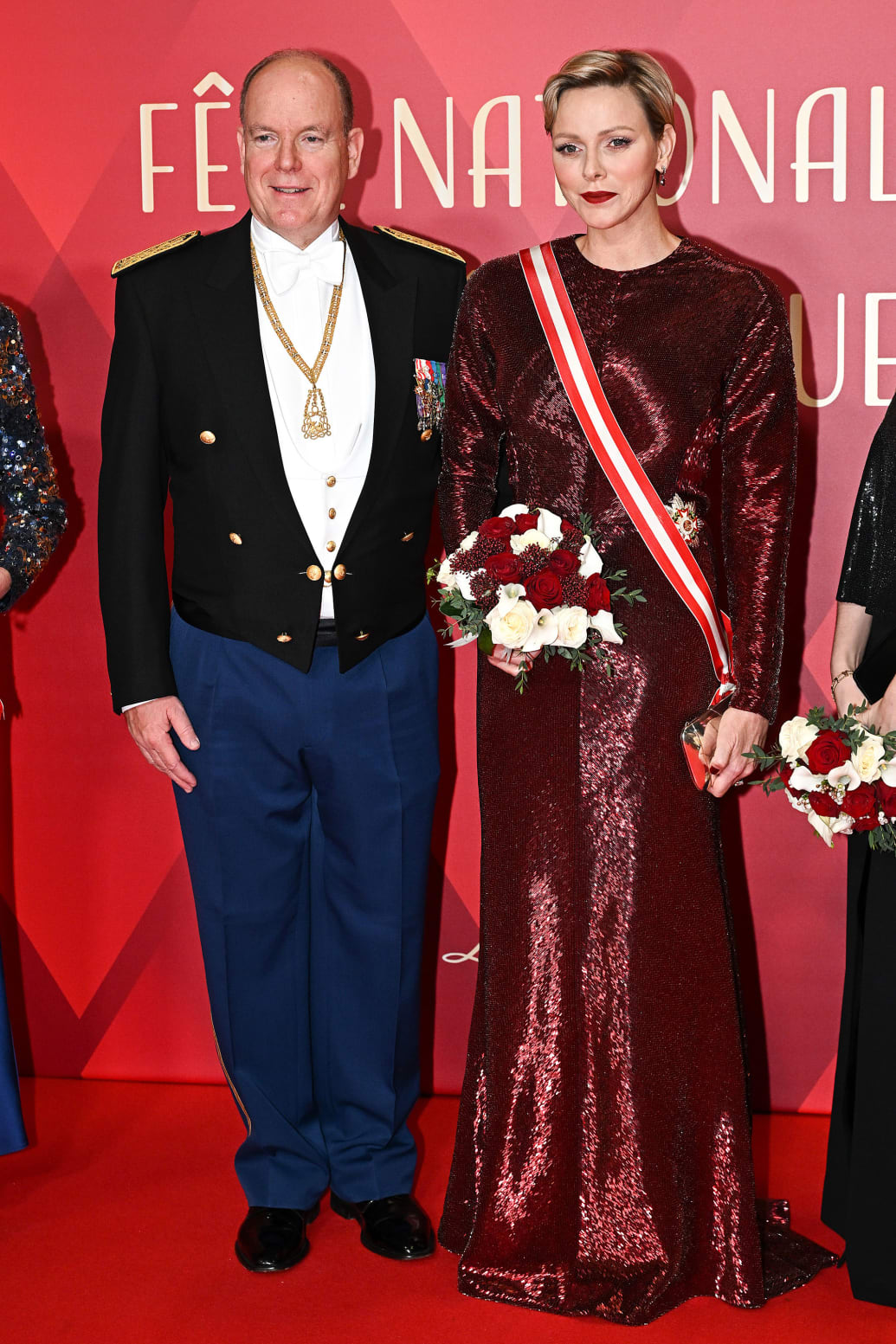 A photograph of Prince Albert II of Monaco and Princess Charlene of Monaco.