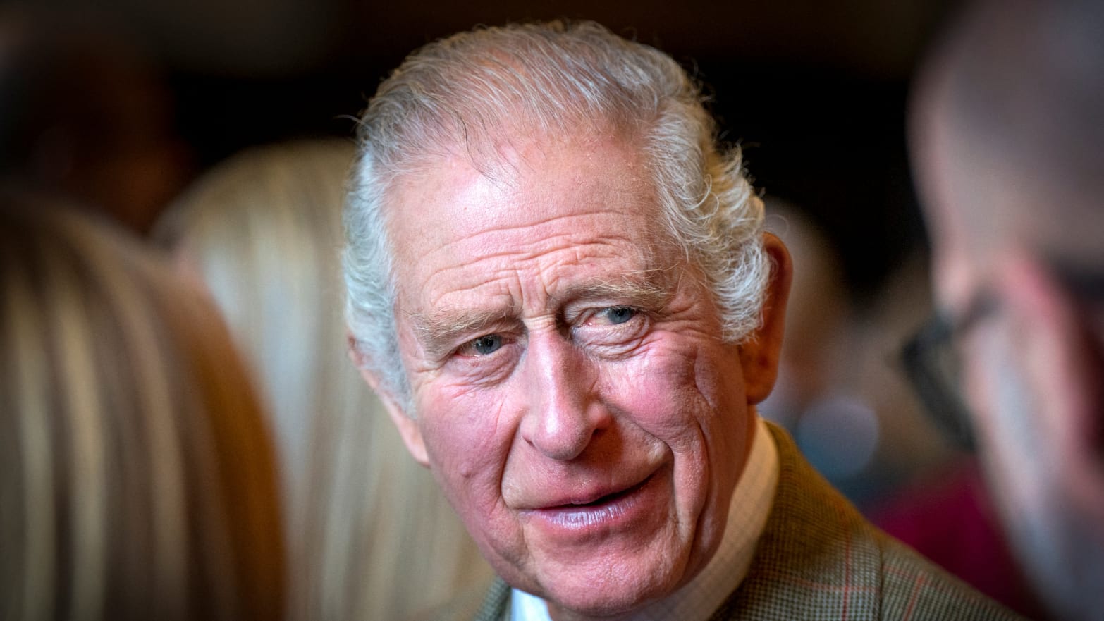 King Charles III visits Aberdeen Town House to meet families who have settled in Aberdeen from Afghanistan, Syria and Ukraine, in Aberdeen, Scotland, Britain October 17, 2022.