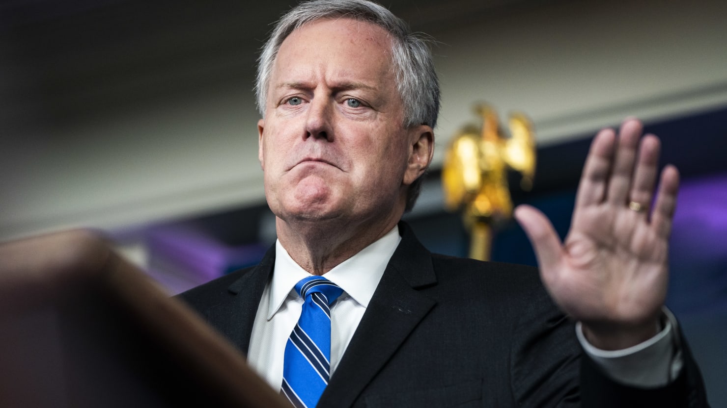 Mark Meadows Wants Son to Defend Him in ElectionDenying Book Battle