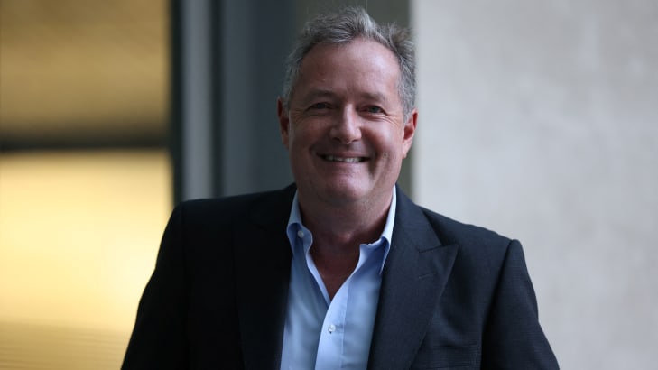 TV personality Piers Morgan arrives at BBC Broadcasting House, ahead of his appearance on 'Sunday with Laura Kuenssberg', in London, Britain, September 3, 2023.