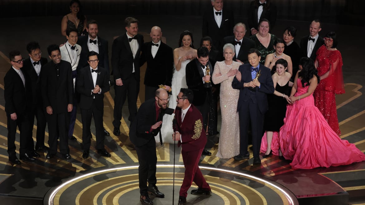 ‘Everything Everywhere All At Once’ Pulls Off Astonishing Oscars Sweep