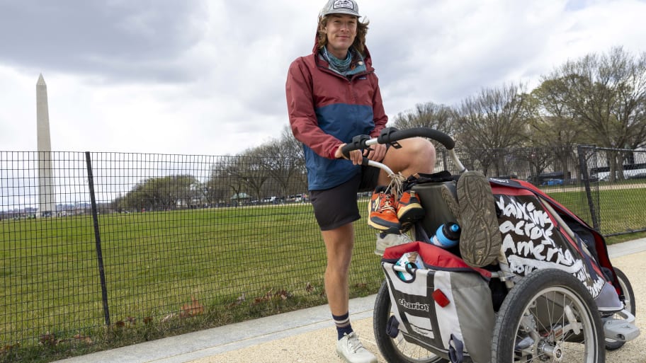 Holden Minor Ringer poses for a portrait on the National Mall in Washington, D.C., on March 10, 2024.