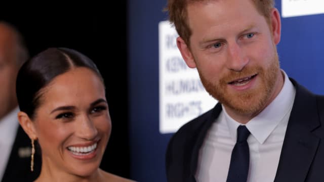 Britain's Prince Harry, Duke of Sussex and Meghan, Duchess of Sussex attend the 2022 Robert F. Kennedy Human Rights Ripple of Hope Award Gala in New York City, U.S., December 6, 2022.