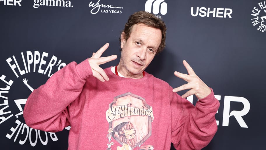 Pauly Shore attends Flipper's Roller Boogie Palace after party at the Encore Beach Club at Encore Las Vegas on February 11, 2024 in Las Vegas, Nevada.