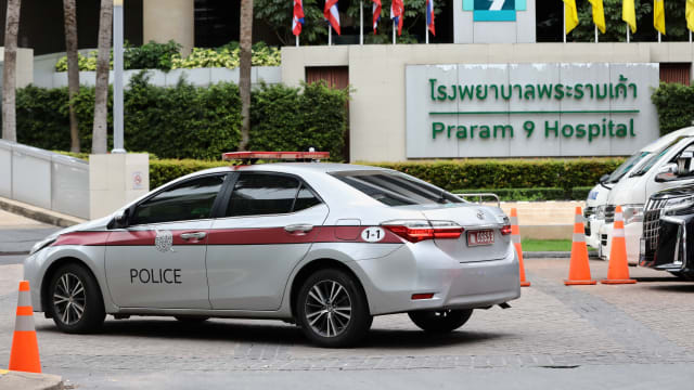 A Thai police car