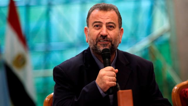 Head of Hamas delegation Saleh al-Arouri.