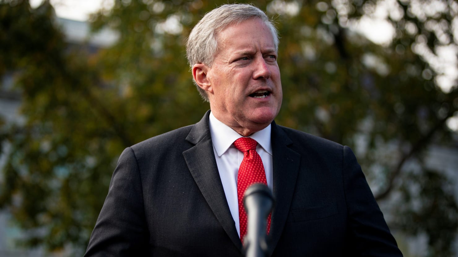Mark Meadows has worked to keep secret positive coronavirus tests, the report says