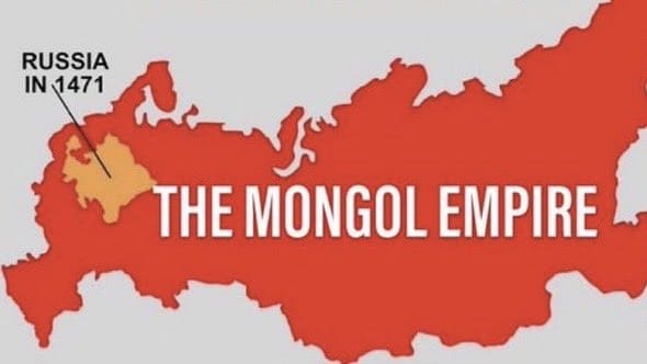 The Mongol Empire at its peak.