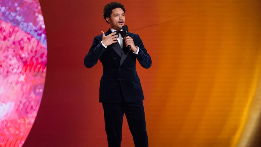 Trevor Noah presents the Album Of The Year award during the 65th Annual Grammy Awards in Los Angeles, California, U.S., February 5, 2023. 