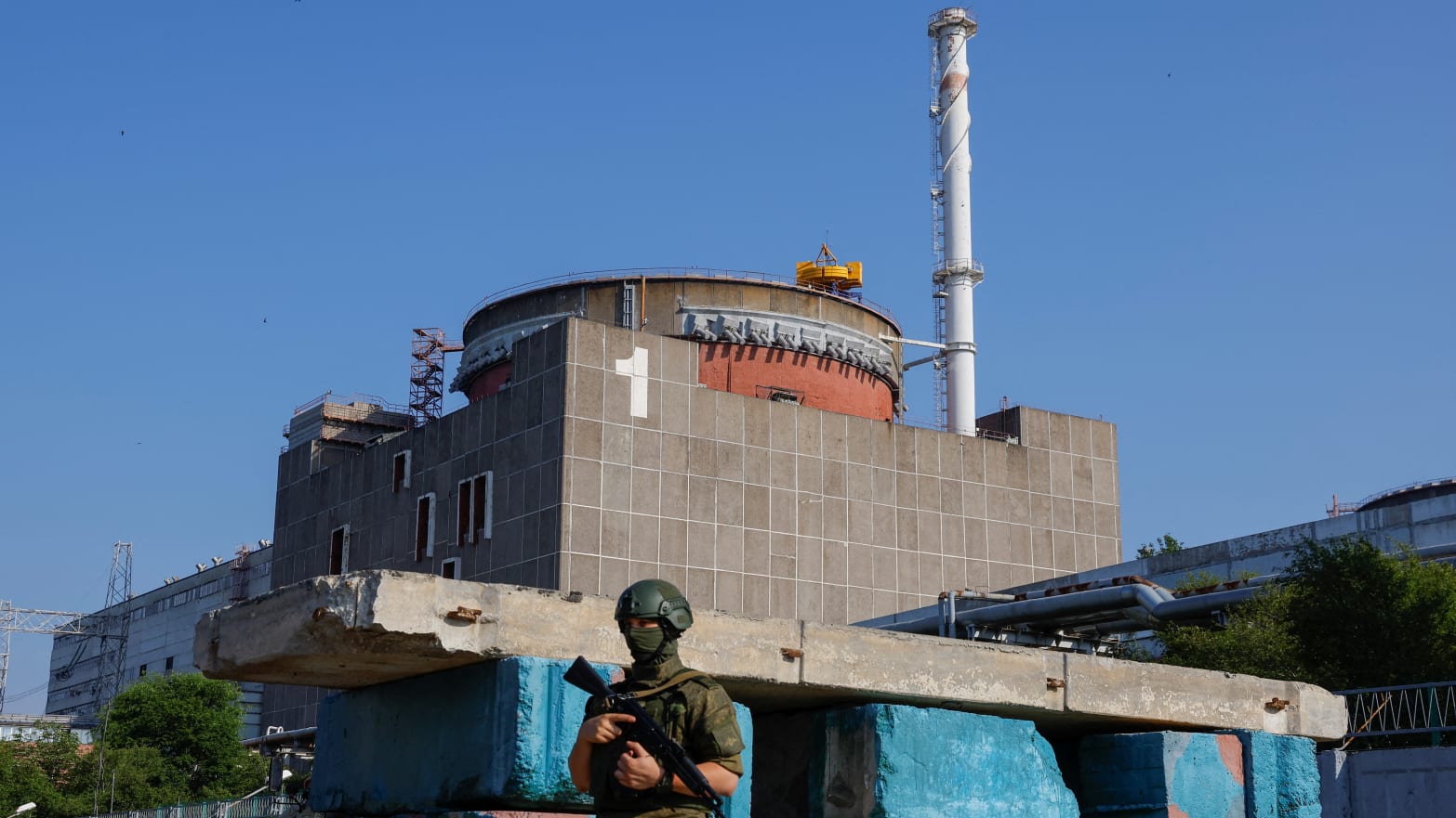 Russia and Ukraine have blamed each other for drone attacks at the  Zaporizhzhia nuclear power plant. 