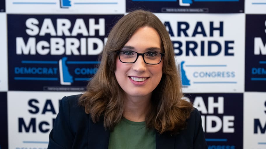 Sarah McBride, the Democrat running for Delaware’s Congressional seat