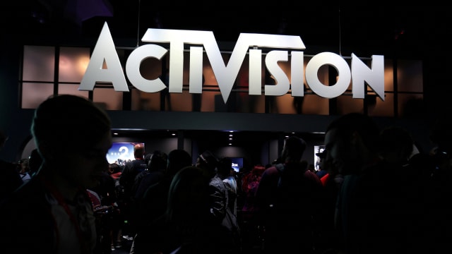 The Activision booth is shown at the E3 2017 Electronic Entertainment Expo in Los Angeles, California