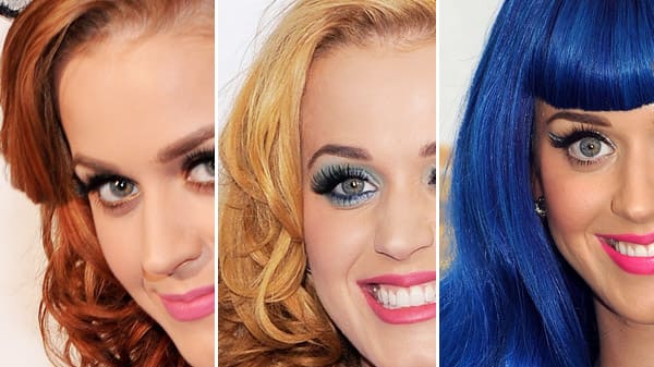 Katy Perry's Blue Hair Evolution: A Look Back at Her Colorful ... - wide 6
