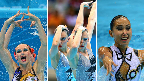 synchronized swimming outfits