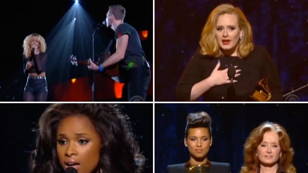 Adele, Whitney Tribute: 12 Best Moments from the Grammys, 2012 (VIDEO)
