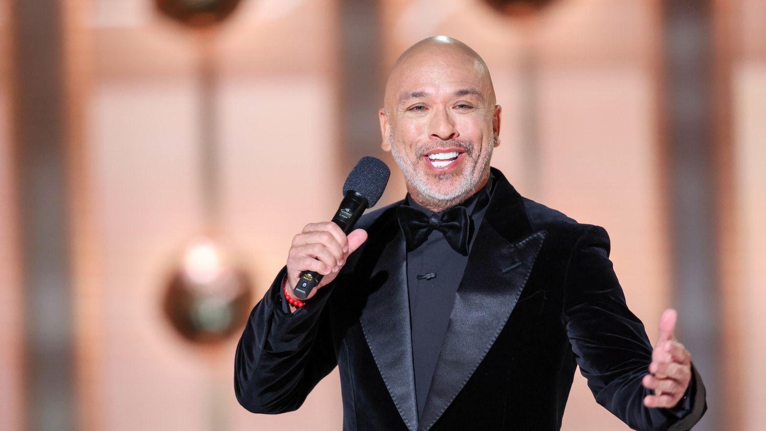 Jo Koy speaks onstage at the 81st Golden Globe Awards held at the Beverly Hilton Hotel on January 7, 2024 in Beverly Hills, California. 