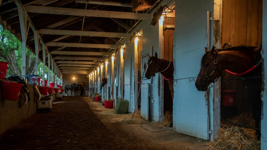 Churchill Downs stable