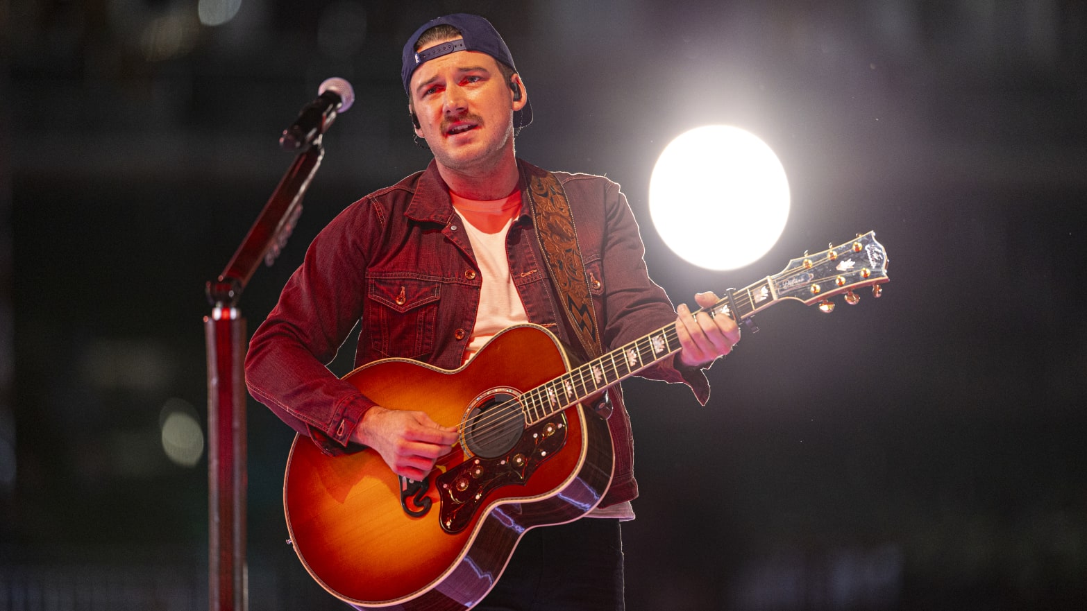 Morgan Wallen performs at the 2023 Billboard Music Awards in Atlanta, Georgia on November 19, 2023.