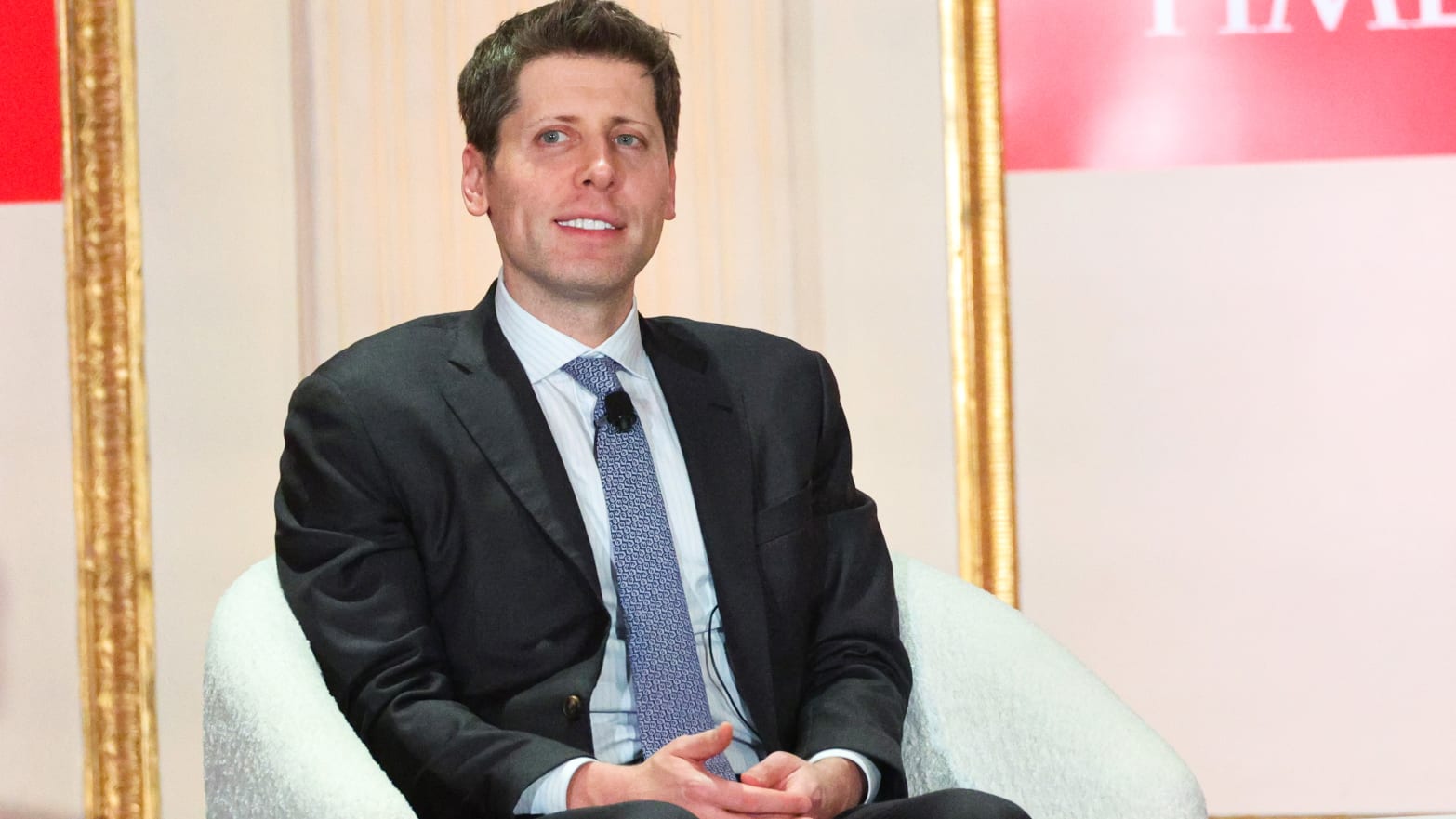Sam Altman speaks onstage during A Year In TIME at The Plaza Hotel on December 12, 2023 in New York City