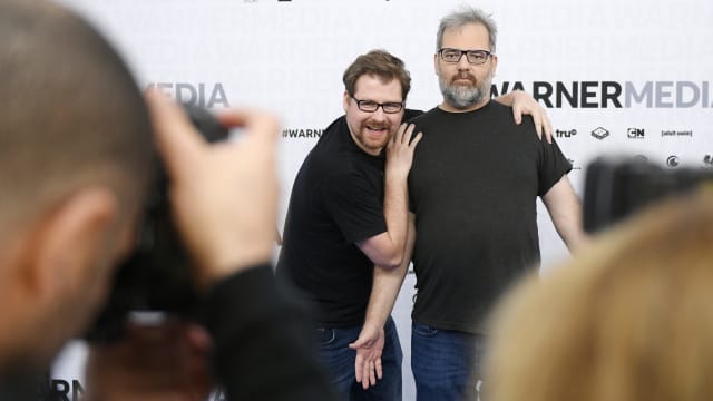 Justin Roiland and Dan Harmon of Adult Swim’s Rick and Morty