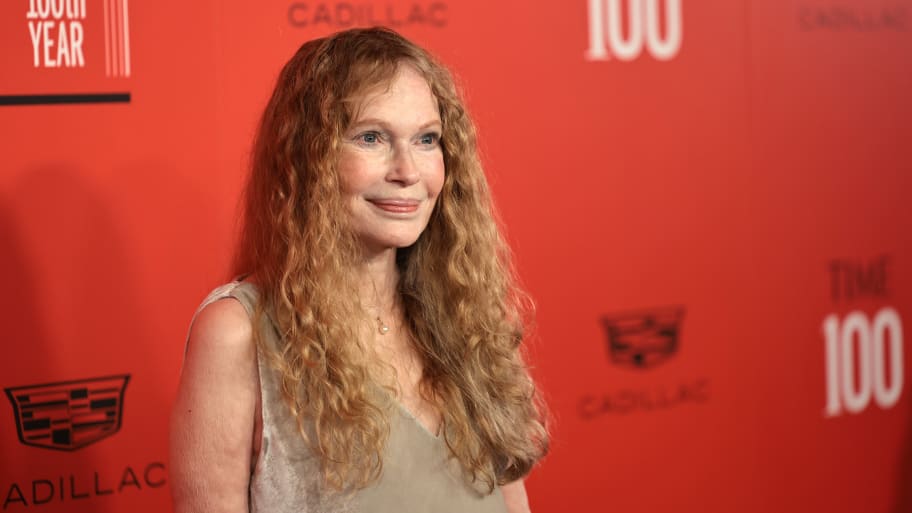 Mia Farrow on the red carpet at the Time100 Gala in 2023.