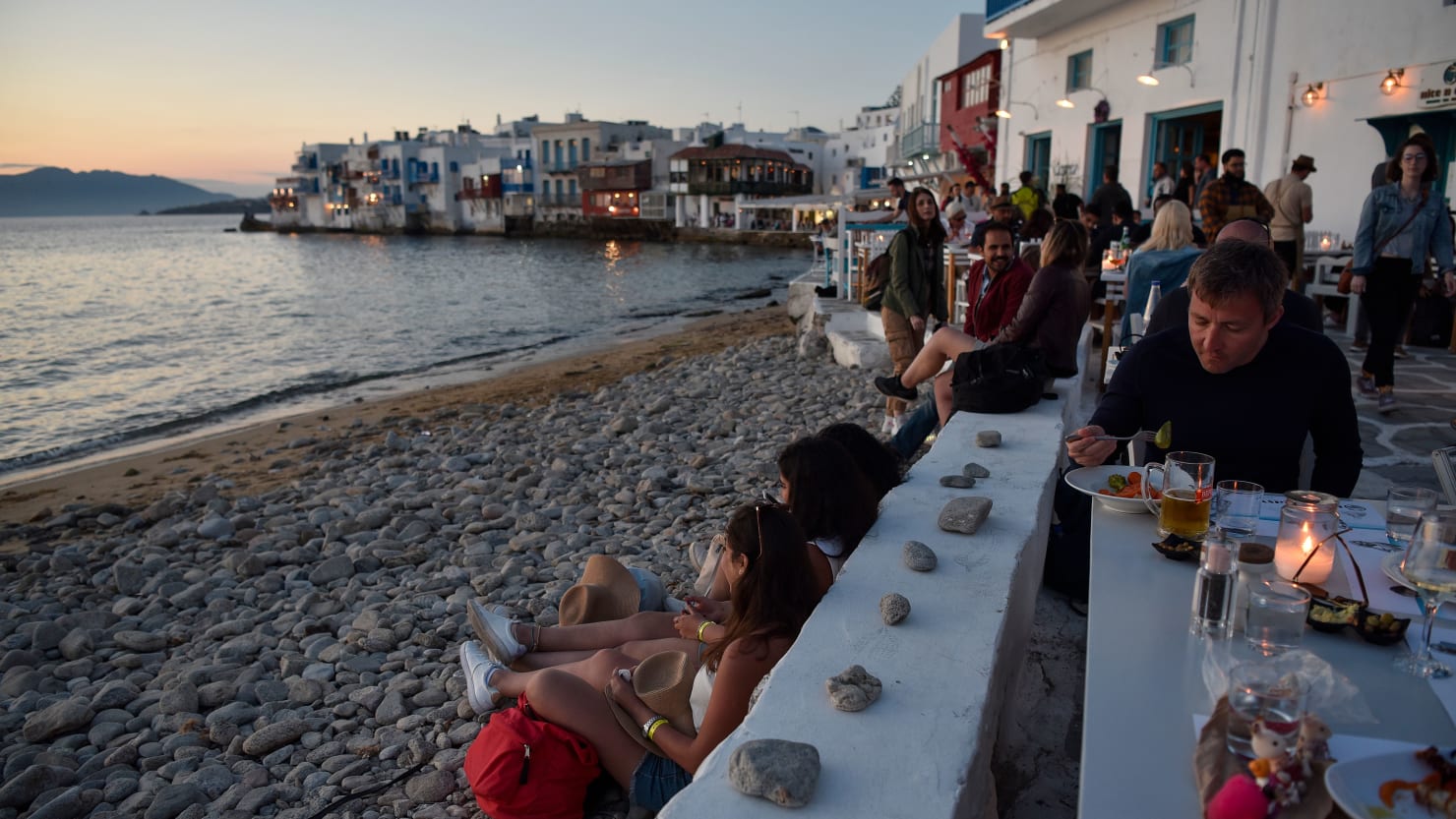 On Mykonos, Greece’s Famed Party Island, ‘Everyone Is About to Explode’