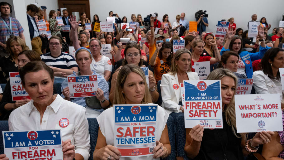 A Tennessee House Civil Justice Committee in the wake of the Covenant School shooting in Nashville