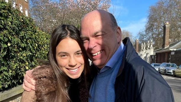 British tech entrepreneur Mike Lynch and his daughter, Hannah Lynch.