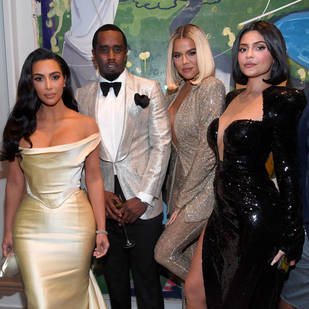 Kim Kardashian, Diddy, Khloe Kardashian, and Kylie Jenner