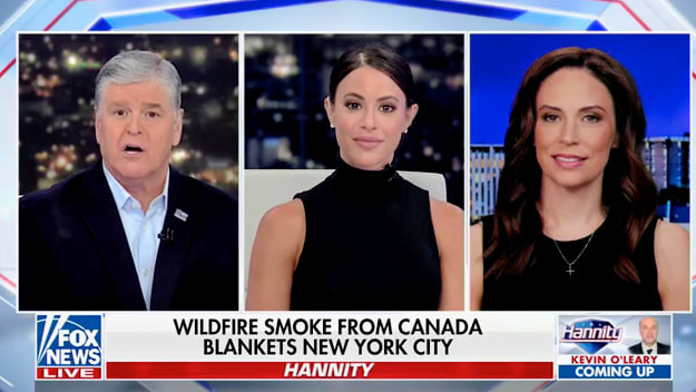Fox Hosts Slam Advice Over Dangerous Wildfire Smoke