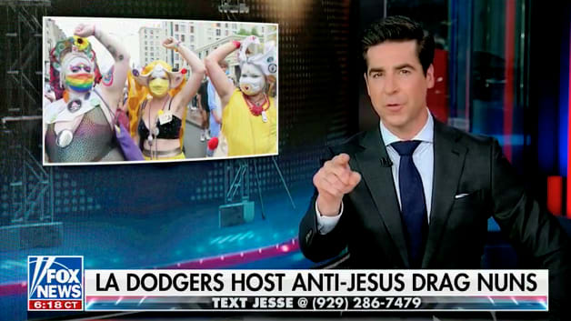 Jesse Watters Labels LGBTQ+ Nuns’ Org. a ‘Hate Group’