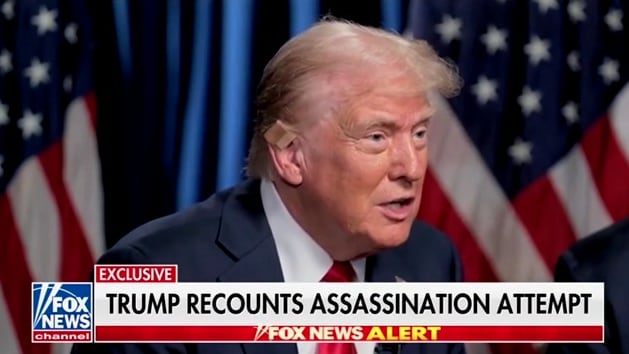 Trump appears on Fox News.