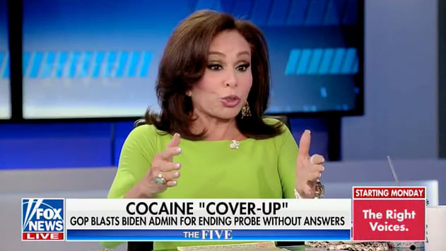 Jeanine Pirro Wonders Why Hunter Biden Is Always ‘In Our Face’