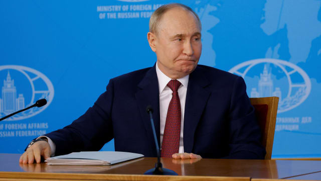 Vladimir Putin has set out conditions for ending Russia’s war in Ukraine which contradict Kyiv’s own aims. 