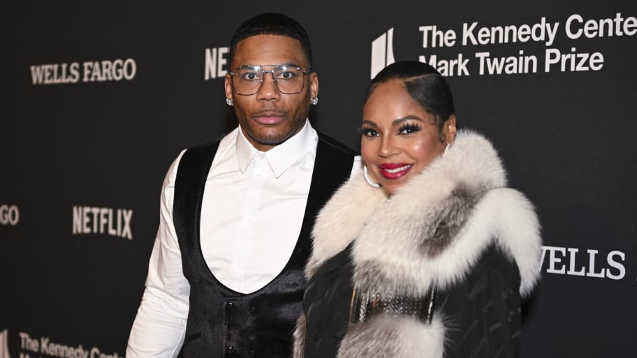 Nelly and Ashanti on the red carpet at the 25th Annual Mark Twain Prize For American Humor.