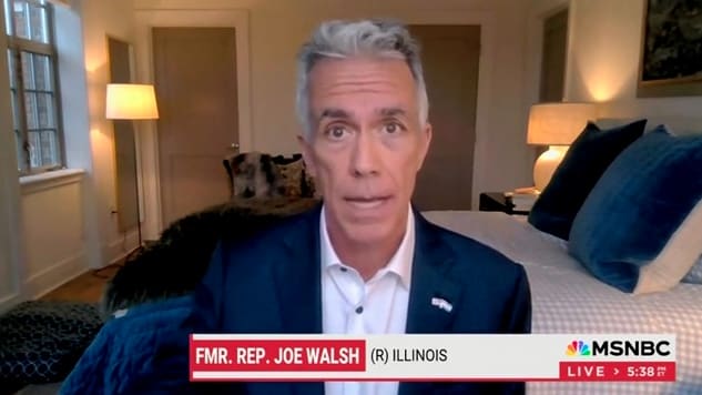 Former Republican Rep. Joe Walsh appears on MSNBC.