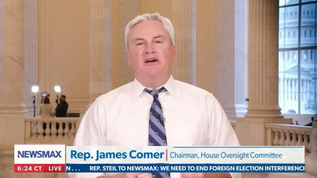 Rep. James Comer Dishes Absurd Theory Over Hunter’s Truck Repayments