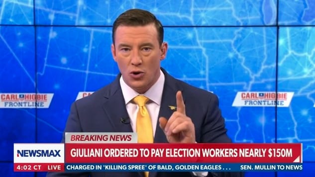 Newsmax Host Loses It at Giuliani Ruling: ‘Outrageous’