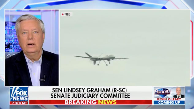 Lindsay Graham: The angry US should shoot down the Russian plane.
