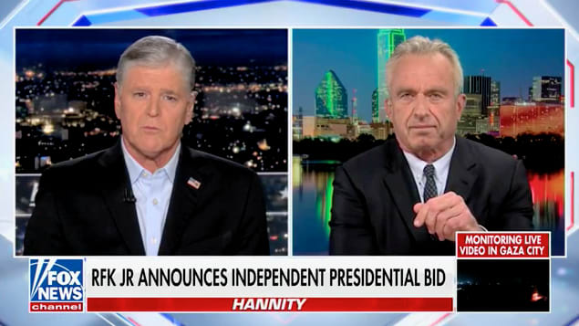 Hannity Comes Out Swinging at RFK Jr. Now That He’s an Independent