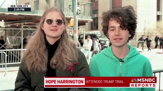 NYC Teens Attending Trump’s Trial Laugh at His Lawyer’s Missteps: ‘Really Funny’