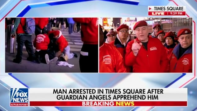 Curtis Sliwa, founder of vigilante group the Guardian Angels, appears on Fox News.