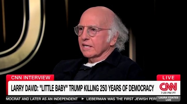 Larry David Blasts ‘Sociopath’ Donald Trump in CNN Interview