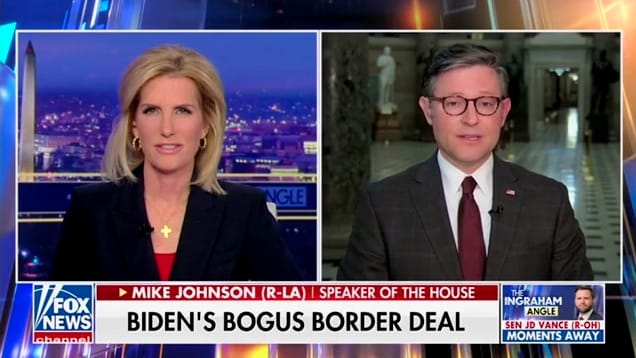 Mike Johnson Talks ‘Pretty Frequently’ to Trump Over Border Situation