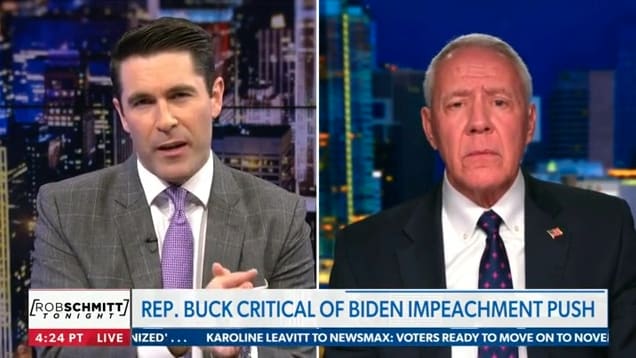 Newsmax Host Grills Republican Congressman Who Voted Against Impeachment of Alejandro Mayorkas