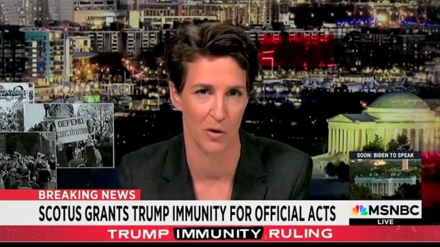 Rachel Maddow discusses the Supreme Court’s recent ruling on presidential immunity.